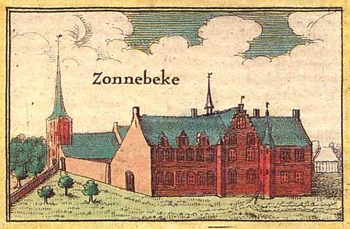 de Augustijner-abdij van Zonnebeke