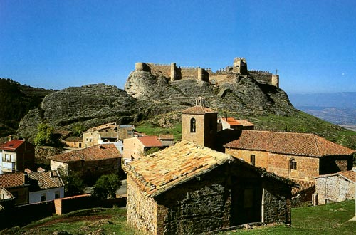 het kasteel van Clavijo nabij Logroo