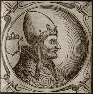 de Engelse paus Adrianus IV