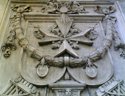 wapenschild van de Ridderorde van Malta
