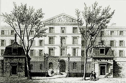 Institut National des jeunes Aveugles, Parijs. 19de eeuwse ets