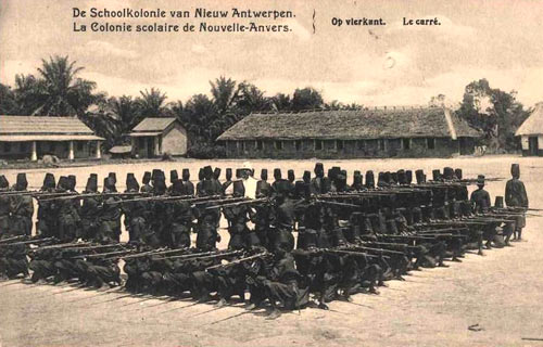 de schoolkolonie van Scheut in Nieuw-Antwerpen (1903)
