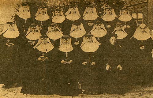 de communauteit van Zusters Apostolinen omstreeks 1908