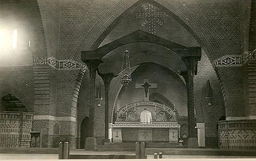 het interieur van de kathedraal
