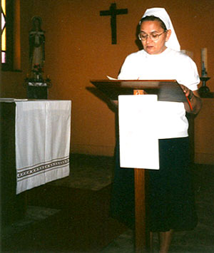 lezing door Zr Rolande in liturgie