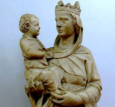 Maria en Kind. Giovanni Pisano. Pisa, 2de helft 13de eeuw.