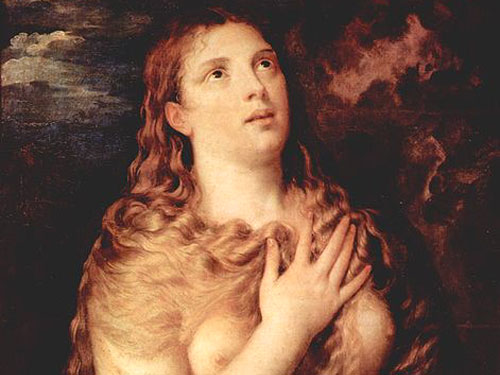 Maria Magdalena. Titiaan, 1533. Firenze, Palazzo Pitti.