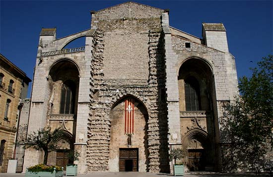 De basiliek Sainte-Marie-Madeleine in Saint-Maximin-la-Sainte-Baume.