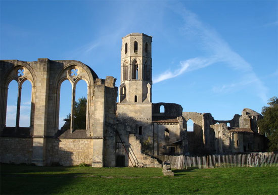 De ruïnes van de abdij van La Sauve-Majeure