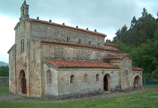 de San Salvador de Valdedis kerk in Villaviciosa