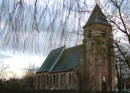 de Sint-Jacobuskerk in Hoeke
