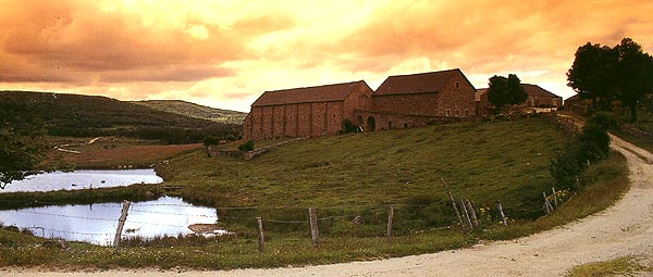 L'Hospitalet du Sauvage nabij Chanaleilles (Auvergne), een oude Tempeliers-commanderie waar pelgrims een onderkomen vonden