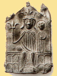 Maria met Kind. Aken. Begin 13de eeuw.