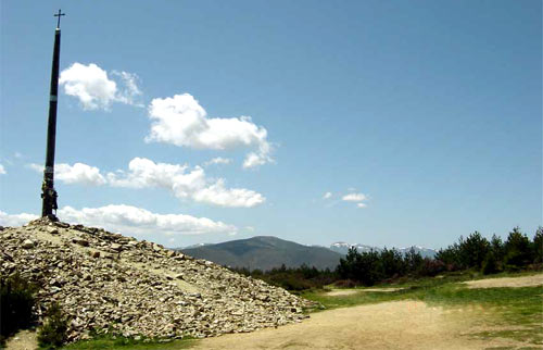 Cruz de Ferro in Foncebadon.