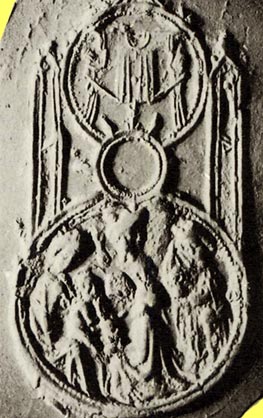 spiegel-insigne. Driekoningen. Keulen. 15de eeuw