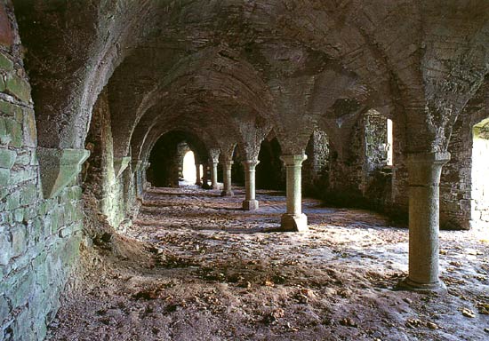 gastenverblijf. Paimpol (Bretagne), Abbaye de Beauport.