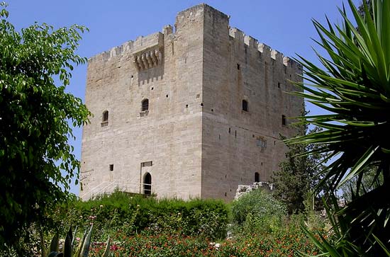 het Kolossi-kasteel van de Johannieters op Cyprus
