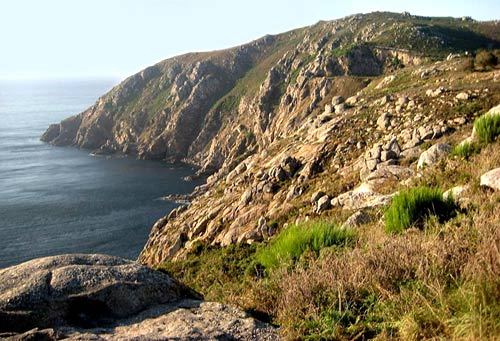 Kaap Finisterre, voor de middeleeuwse pelgrim het einde van de wereld