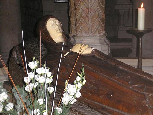 De tombe van het inslapen van Maria in de Dormitio-kerk