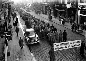 betoging in Antwerpen