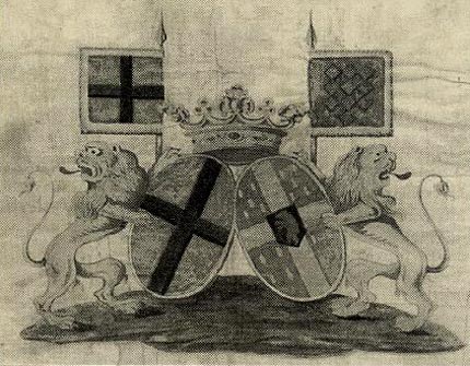 wapenschild van de adellijke familie de Croix