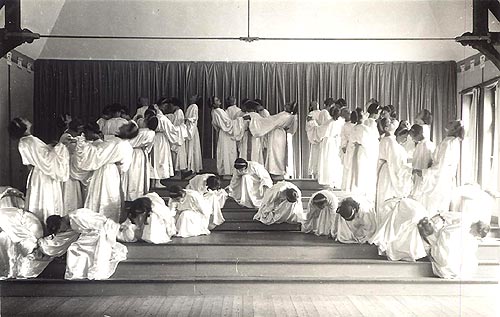choreografie-optreden op het eeuwfeest van de O.L.V.-Congregatie (1937)