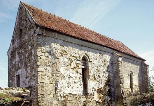 De 12de-eeuwse gasthuiskapel van Poissy (Fr.)