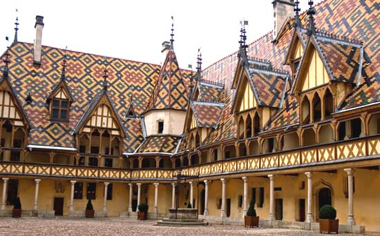 Het hospitaal van Beaune (Fr.).