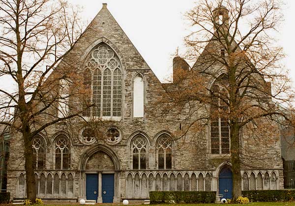 Het vroeger Bijloke-hospitaal (13de eeuw) in Gent.