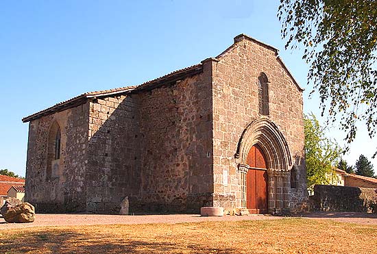 13de-eeuwse kapel van de commanderij van de Orde van de H. Geest in Confolens (Fr.)