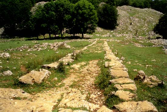 Een stuk Romeinse heerweg