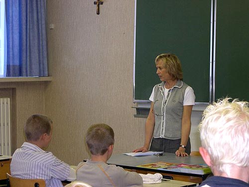 onthaaldag op de St.-Joris Middenschool in Geluwe