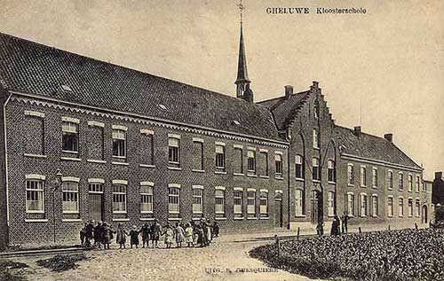 de nieuwe kloosterschool van 1908