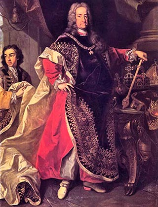 de Oostenrijkse keizer Karel VI