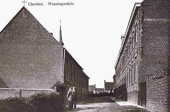 de armenschool, het klooster en het gasthuis van Klerken