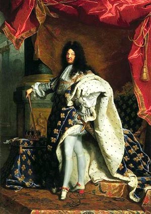 de Franse koning Lodewijk XIV