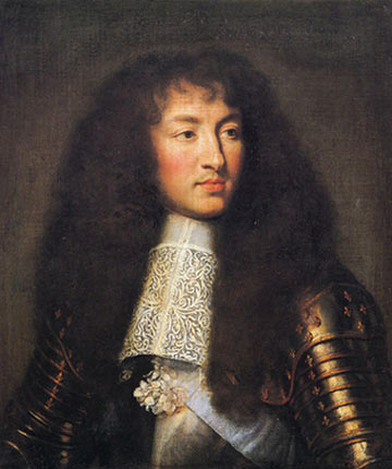 Koning Lodewijk XIV (Charles le Brun, 1661. Parijs, Louvre)