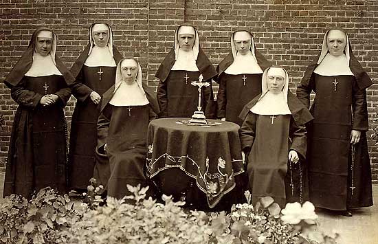 de kloostergemeenschap in 1911
