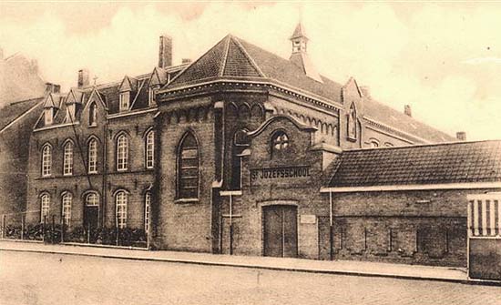 het klooster na de wederopbouw in 1922