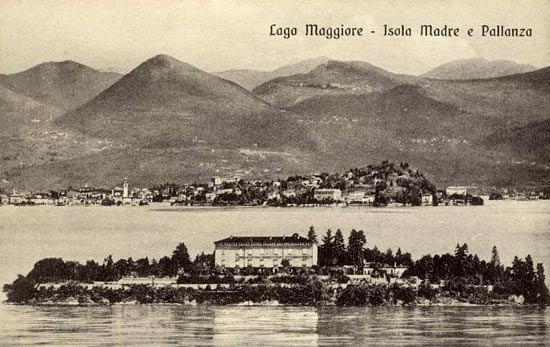 Lago Maggiore, een meer in het grensgebied van Italië en Zwitserland.