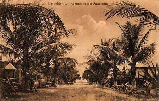 Avenue du Roi Souverain in Leopoldstad