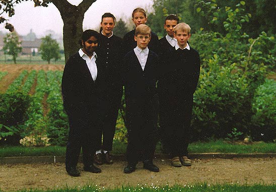 de 6 laatste internen tijdens het schooljaar 1990-1991