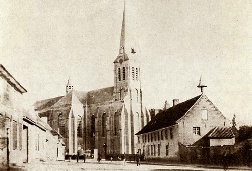 het eerste klooster met 'Armenschool' (1835 - 1850)