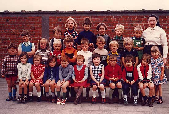 de klas van Zr Sidonia in de school van 't Vliegend Paard (1978)
